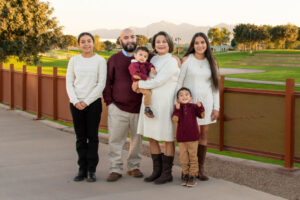 family of five goodyear, az photoshoot