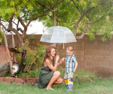 adorable rainy day photoshoot Avondale, az