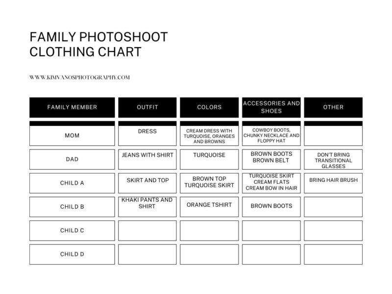 Styling Your Family Photoshoot: A Guide