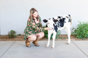 A Dream Come True: A Photoshoot with Bubbles the Calf