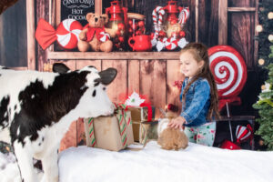 A Christmas Barnyard Bash: Capturing Adorable Moments at the Waddell Farmers Market