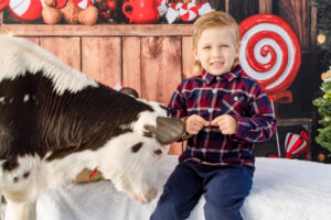 A Christmas Barnyard Bash: Capturing Adorable Moments at the Waddell Farmers Market