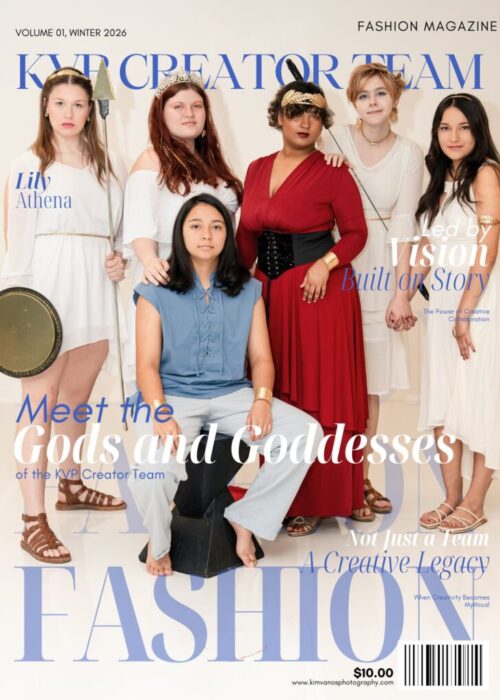 Greek Gods and Goddesses Magazine Cover Design