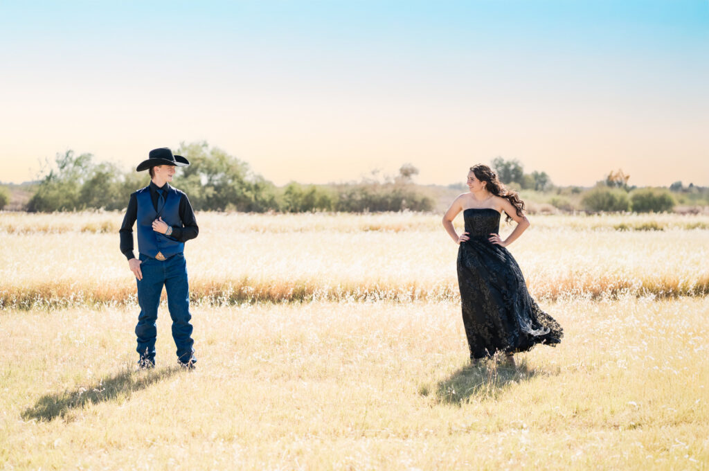 High school prom photos in the West Valley