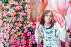Teen girl at Petal Pix photo studio in Mesa, AZ