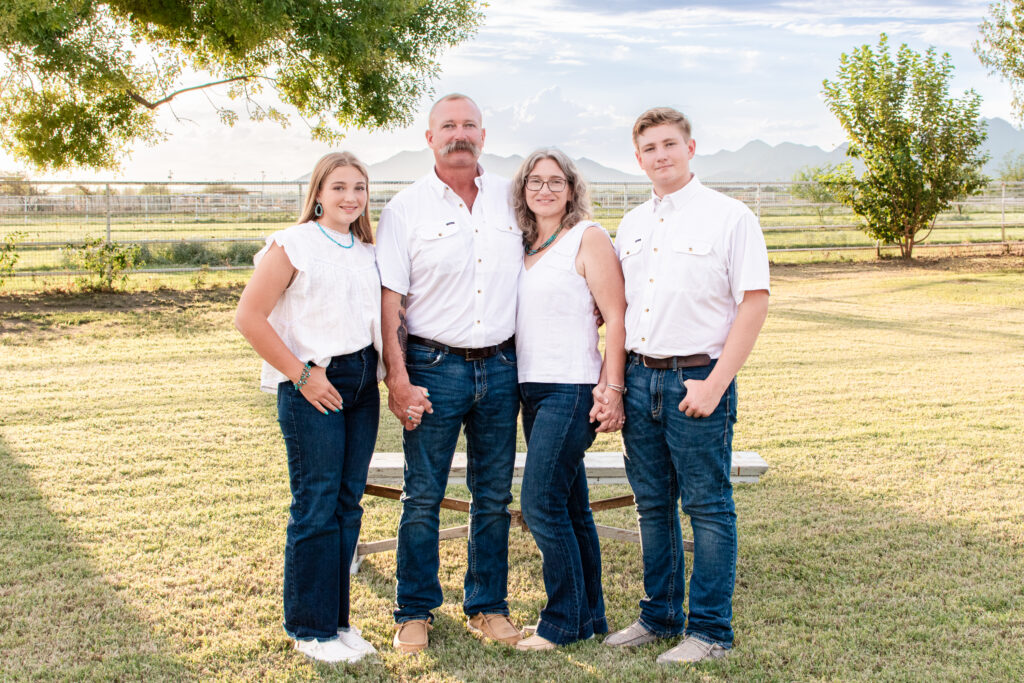 Royden extended family photos at a family home in Buckeye Arizona