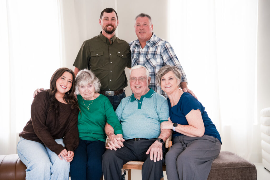 Extended Moore family portrait at Collective Studios in Peoria Arizona